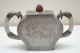 Early 20thc Chinese Antique Pewter Teapot Set Detail Carved Dragon Jade Handle Other photo 6