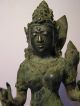 Rare Javanese Silvered Bronze Of Dewi Tara 15th Century Statues photo 5