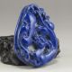 Chinese Lapis Lazuli Pendant - Dragon & Ruyi Nr Necklaces & Pendants photo 1