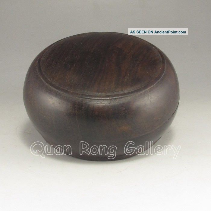 Chinese Chen Ni Inkstone & Hard Wood Box Nr Ink Stones photo