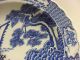 Imari Charger Blue And White With Dutch Ship And Symbolic Turtle Marked Large Plates photo 3