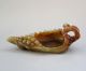 Antique Chinese Old Hetian Jade Carved Grapes Brush Washer Nr Other photo 2