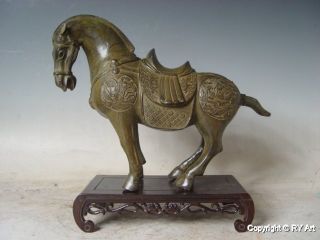 Large Chinese Bronze Horse Statue 14 