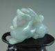 Fine Chinese Hetian Gray White Jade Dragon Carving Other photo 1