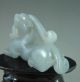 Fine Chinese Hetian Gray White Jade Dragon Carving Other photo 2