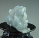 Fine Chinese Hetian Gray White Jade Dragon Carving Other photo 4