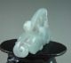 Fine Chinese Hetian Gray White Jade Dragon Carving Other photo 5