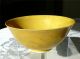 19th Century Marked Chinese Imperial Yellow Ground Bowl W/ Incised Dragons Bowls photo 7