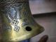 Islamic Persian Vase Silver Bronze Cairoware Mamluk Arabic Script Antique Best Middle East photo 5