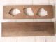 Japanese Antique Kashigata Grapes Peach Loquat W/ Cover Hand Carved Wooden Mold Other photo 5