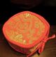 Damru Drum With Silk Cover From Bhutan Buddha photo 1