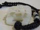 9.  A Chinese Amazing White Jade Buckle With Chain Probably 18th To Early 20th C Other photo 8