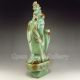 Chinese Jade Statue - Longevity Taoism Deity Nr Men, Women & Children photo 8