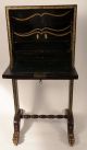 19th Century Chinese Antique Export Lacquer Fire Screen Furniture China Canton Other photo 1