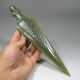 19th C Antique Chinese Heitan Jade Tongzi Dirk / Knife Other photo 4