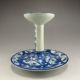 Chinese Porcelain Candle Holer W Qing Dynasty Qian Long Mark Nr Other photo 3