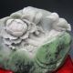 100% Natural Dushan Jade Hand - Carved Statues - - - Birds&lotus Nr/pc1988 Other photo 3