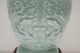 Early 20thc Chinese Antique Porcelain Celadon Glazed Vase Detailed Carved Other photo 4