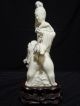 35.  A Chinese White Glazed Figure Of A Seated Buddha On A Chiling 19th C Other photo 9