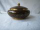 Antique Chinese Cloisonne Enamel Brass Rare Color Ginger Jar Bowl Box Nr Bowls photo 3