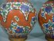 Chinese Famille Rose Porcelain Dragon & Phoenix Vase A Pair 18th C Other photo 5