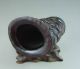 Old Chiense 100% Ox Horn Carved Pine Tree And Man Jiao Cup Carving Other photo 8