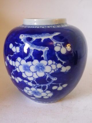 18th Century Chinese Blue & White Tea Or Ginger Jar - Kangxi Period Circa 1700 photo