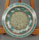 7 Vintage Chinese Cloisonne Dishes - Several W/ Tight Scrolling Foliate Pattern Plates photo 9