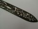 A Fine Antique Burmese Silvered Steel Letter Opener / Paper Knife. India photo 2