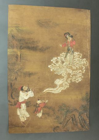 Jiku922 Jt China Makuri Scroll Figure Painting photo