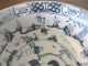 Antique Chinese Blue And White Porcelain Bowl With Orange Glaze Base Bowls photo 5