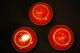 100+ Year Old Japanese Antique Lacquer Hand Painted Mackie Tea Rice Bowls (3) Bowls photo 2