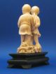 Chinese Carved Ox Bone Cultural Revolution Carving Faux Ivory - Republic Period Men, Women & Children photo 4