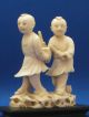 Chinese Carved Ox Bone Cultural Revolution Carving Faux Ivory - Republic Period Men, Women & Children photo 7