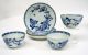 Chinese Blue/white Export Porcelain Tea Ware Qianlong Period Mid 18th C.  (2 Sets) Bowls photo 6