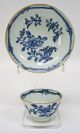 Chinese Blue/white Export Porcelain Tea Ware Qianlong Period Mid 18th C.  (2 Sets) Bowls photo 7