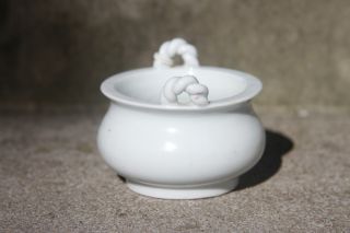 18th/19th Chinese Porcelain Blanc De Chine Incense Burner With Twisted Handles photo