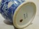 24.  A Chinese Blue White Flower Vase With Yuyi Handles 19th C Other photo 9