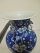 24.  A Chinese Blue White Flower Vase With Yuyi Handles 19th C Other photo 11