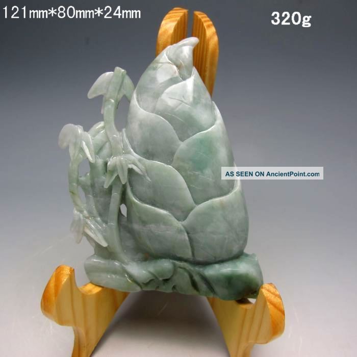 100% Natural Jadeite A Jade Hand - Carved Statues Nr/nc1995 Other photo