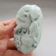 Chinese Carved Chi Dragon Statues (100% Natural Burma Jadeite A Jade) Other photo 3