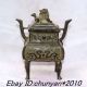 Chinese Asian Antique Bronze Censer (dragon.  Lions Totem) Incense Burners photo 2