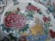 A Pair Of 18th Century Chinese Fam.  Rose Plates Fu - Dog Plates photo 3