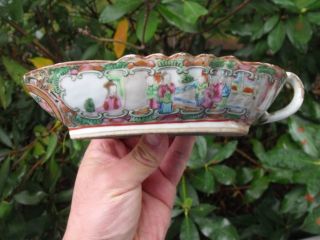 1800s Chinese Famille Rose Porcelain Bowl Qing Dynasty photo
