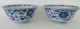Pair Of Chinese Blue And White Bowls,  Qing Dynasty Bowls photo 1