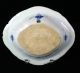 Antique Blue & White Canton China,  Export Porcelain - Damaged:oval Vegetable Dish Boxes photo 1