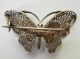 4 Antique Enamel Brooches - With Gorgeous Details - Chinese Sterling Butterflies Necklaces & Pendants photo 10