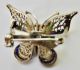 4 Antique Enamel Brooches - With Gorgeous Details - Chinese Sterling Butterflies Necklaces & Pendants photo 11