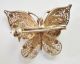 4 Antique Enamel Brooches - With Gorgeous Details - Chinese Sterling Butterflies Necklaces & Pendants photo 7
