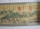 Chinese Scroll Painting Calligraphy,  